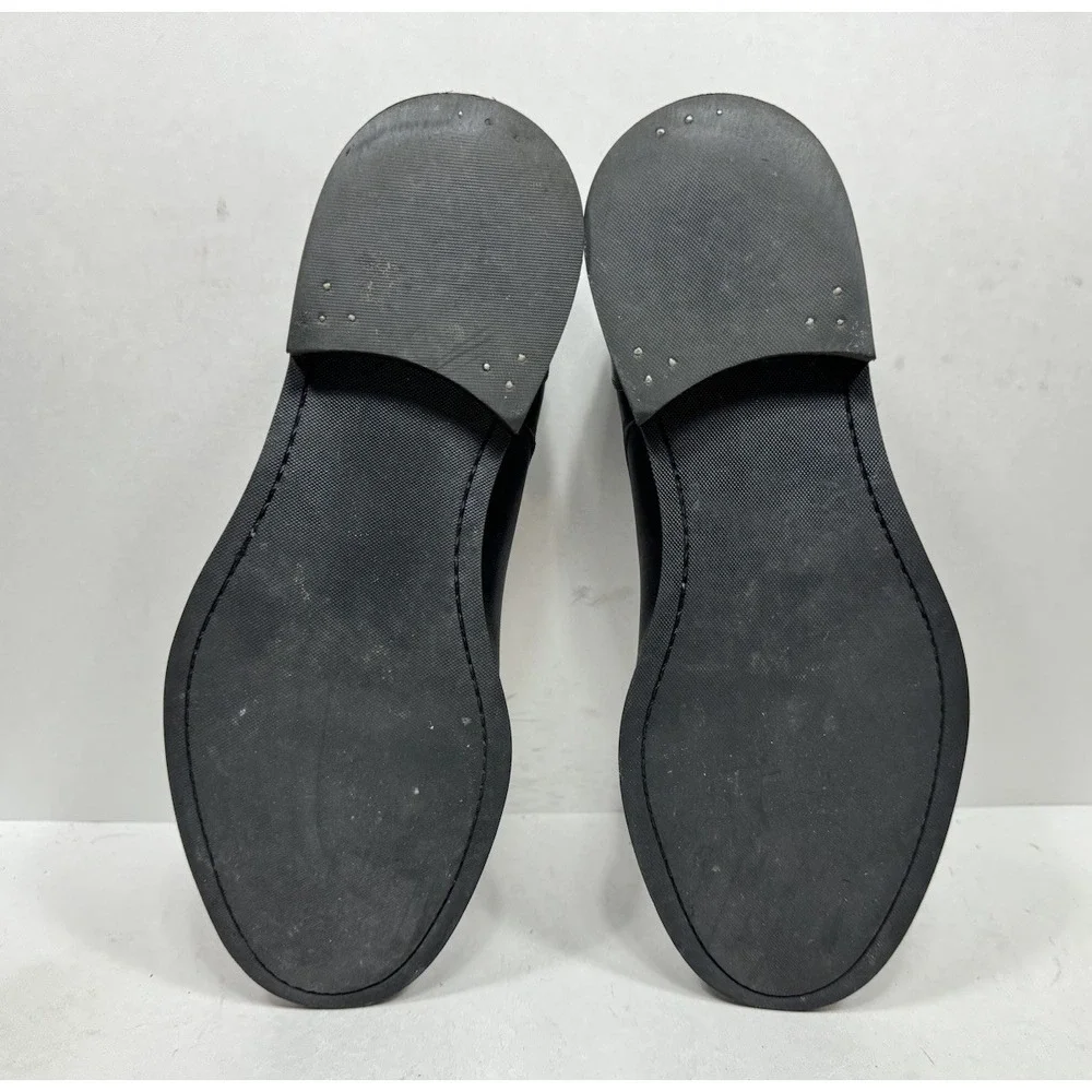 Beckett Simonon Split Toe Derby Men's Size 10.5 Black Leather Shoes 15641